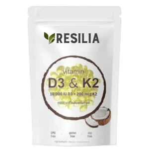 VITAMIN D3 & K2 WITH COCONUT OIL RESILIA™